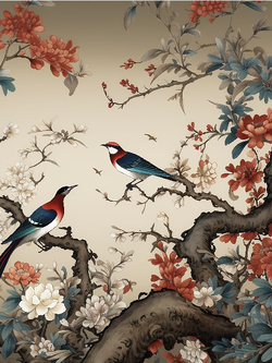 วอลเปเปอร์ภาพดอกไม้ (สั่งผลิต)