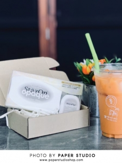 หมึกปั๊มพลาสติก รุ่นหมึกทึบ (Stazon Opaque)