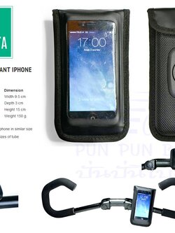 VINCITA : B019IP กระเป๋าใส่มือถือติดจักรยาน ขนาดสำหรับ iPhone