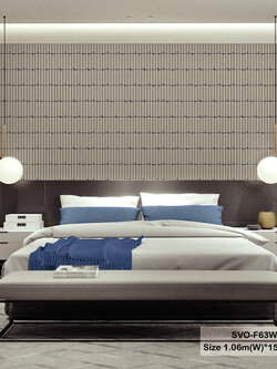 วอลเปเปอร์สไตล์โมเดิร์น ลายคอนกรีตเซาะร่อง สีเทาอมน้ำตาล SVO-F63W