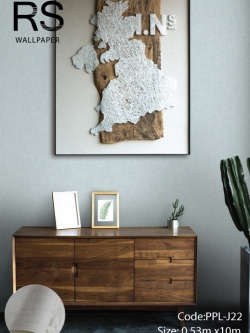 วอลเปเปอร์ลายปูนฉาบ สีฟ้า (Loft Style) PPL-J22