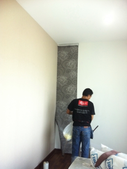 ติดวอลเปเปอร์ เรียบหรู พระราม5