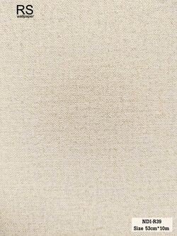 วอลเปเปอร์ ลายผ้า สีน้ำตาลอ่อนอมครีม NDI-R39