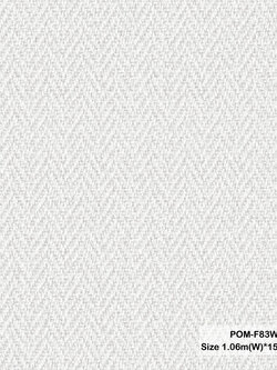 วอลเปเปอร์ลายผ้า สีเทาอ่อน POM-F83W