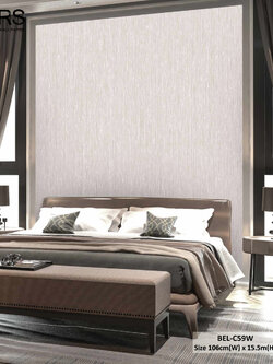 วอลเปเปอร์ สีเทาอมม่วง BEL-C59W