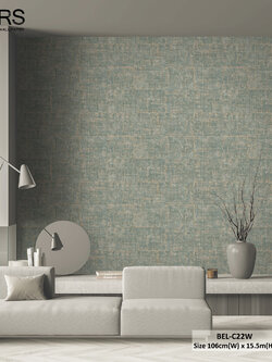 วอลเปเปอร์ สีเขียว BEL-C22W
