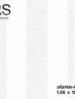 วอลเปเปอร์ ลายทางสีเทา ช่องสี7.5ซม. FRN-F50W