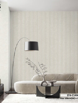 วอลเปเปอร์ลายคอนกรีตเซาะร่อง สีเทา ST4-C14W