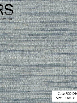 วอลเปเปอร์เทกเจอร์กระสอบโทนสีน้ำเงินเทา FCO-D50W