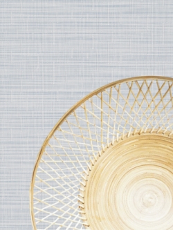 วอลเปเปอร์ ลายผ้าสีฟ้าแทรกสีเทา No.BE2-D20W