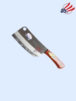 มีดสับกระดูกด้ามไม้ผีเสื้อ