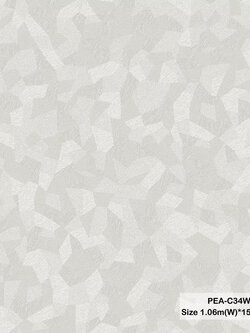 วอลเปเปอร์สไตล์โมเดิร์นลายเรขาคณิต สีเทาอ่อน PEA-C34W