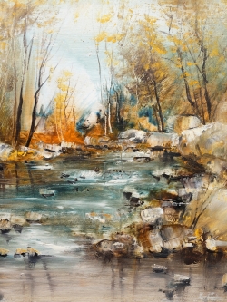 วอลเปเปอร์ ภาพสีน้ำมัน 006