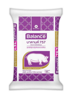 BALANCE CONCENTRATE FEED หัวอาหารหมูพันธุ์ บาลานส์ 757 โปรตีน 35%