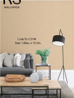 วอลเปเปอร์พื้นสีน้ำตาลดินแดง TL-C31W