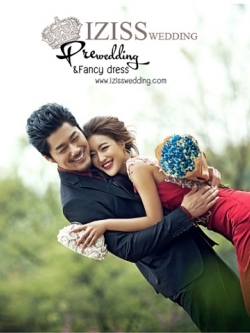 PW099 - Pre order ชุดคู่ถ่ายพรีเวดดิ้ง (prewedding dress) & ชุดแต่งงานแฟนซี (Fancy wedding dress)ชายหญิง "ธีมสีแดง-ดำ"