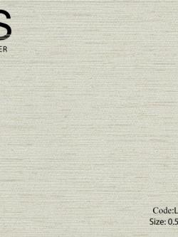 วอลเปเปอร์เทกเจอร์เส้นแนวนอนพื้นสีน้ำตาลมีกลิตเตอร์สีเงินระยิบระยับ LA7-M08