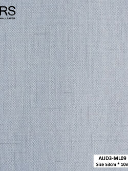 วอลเปเปอร์ สีเทาฟ้า ปนกลิตเตอร์สีเงิน AUD3-ML09