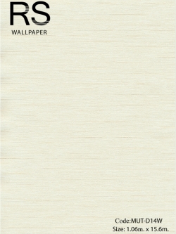 วอลเปเปอร์พื้นเรียบโทนสีครีมอ่อนอมสีเหลืองทอง MUT-D14W