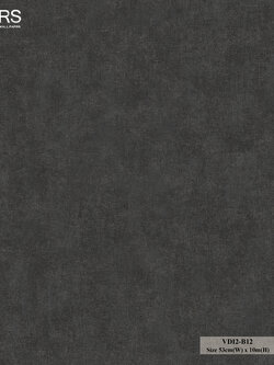 วอลเปเปอร์ลายปูนเปลือย สีดำ VDI2-B12