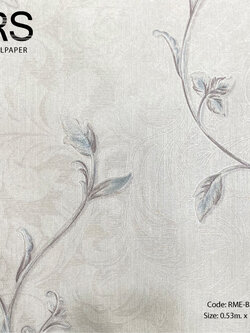 วอลเปเปอร์ลายใบไม้คลาสสิควินเทจ RME-B34