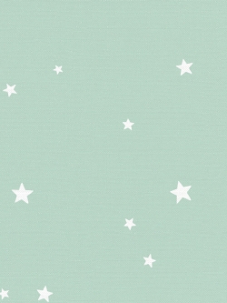 วอลเปเปอร์ลายดาวสีขาวบนพื้นเขียว BES2-B153W