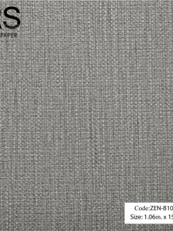 วอลเปเปอร์เทกเจอร์กระสอบโทนสีขาวปนดำ ZEN-B102W