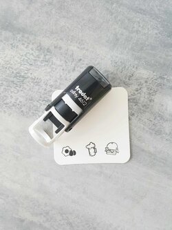 ตรายางหมึกในตัว ขนาดเล็ก 10*10 มม.