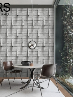 วอลเปเปอร์ลายอิฐสีเทาเข้ม MUT-D61W