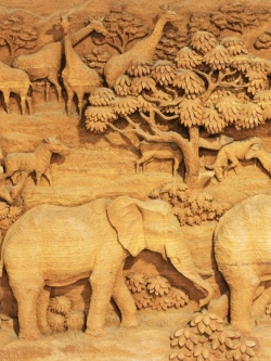 ภาพวอลเปเปอร์ แกะสลัก