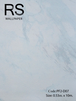 วอลเปเปอร์ลายหินอ่อนสีโทนอ่อนฟ้าเทาแกมขาว PF2-D07