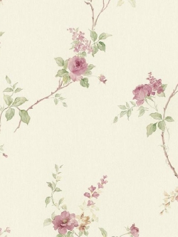 วอลเปเปอร์ลายดอกไม้ สไตล์วินเทจ SIC02