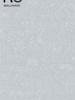 วอลเปเปอร์ลายตัวหนังสือมีสัตว์ต่างๆด้วย SMT-D25