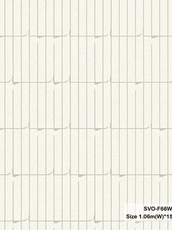 วอลเปเปอร์สไตล์โมเดิร์น ลายคอนกรีตเซาะร่อง สีครีม SVO-F66W