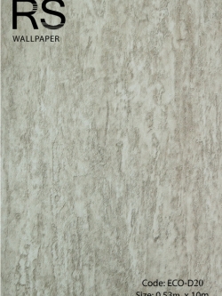 วอลเปเปอร์ลายปูนเปลือยโทนสีน้ำตาลเข้ม ECO-D20