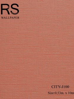 วอลเปเปอร์พื้นสีส้ม CITY-J100