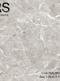 วอลเปเปอร์ลายหินอ่อนสีเทาเข้มอมม่วงอ่อน PLN-M41W