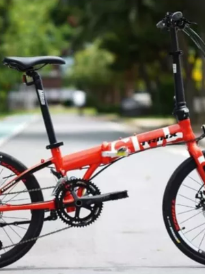 SALE!!! TrinX Flybird 3.1 จักรยานพับได้ เฟรมอลู 18 สปีด กะโหลกกลวง ดิสเบรค ดุมแบริ่ง