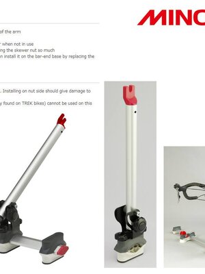 MINOURA : Front Wheel Holder : Supports the removed front wheel