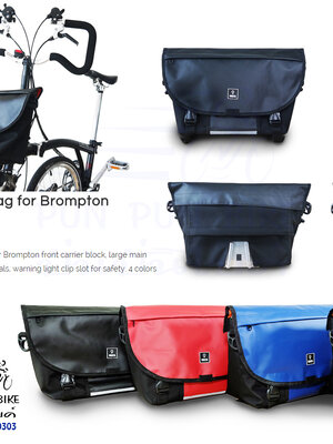 VINCITA : B205MB กระเป๋าแมสเซนเจอร์ติดหน้าบรอมตัน