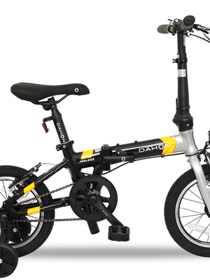 DAHON : AGELESS(KIDKING) จักรยานเด็กพับได้ เฟรมอลูมิเนียม ล้อ 14" พร้อมล้อข้างช่วยทรงตัว