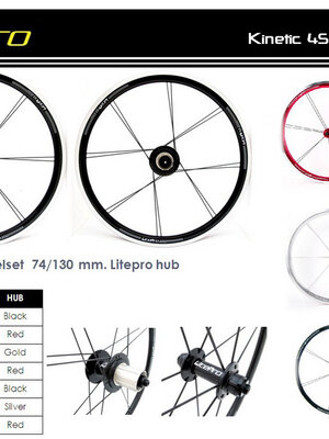 LITEPRO ชุดล้อ KPRO 20"(451) ซี่คู่