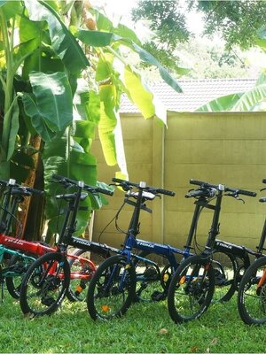 SALE!!! TRINX FLYBIRD 3.5 จักรยานพับได้ เฟรมอลูมิเนียม 10 สปีด ดิสเบรกน้ำมัน แม่เหล็กล็อกพับ