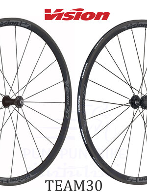 VISION : TEAM30 BLACK วงล้ออลูฯ แบริ่ง ขอบสูง 30 มม.