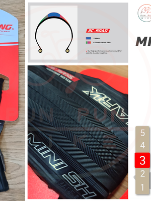 ยางนอกขอบพับ CHAOYANG Mini Shark 20x1.35" กันหนาม Shark Skin เบาเพียง 250 กรัม