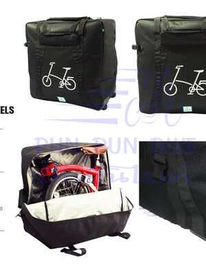 VINCITA : B132 กระเป๋าจักรยานพับ แบบมีล้อ (ขนาดใส่รถพร้อมกล่อง)