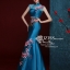 PW608- **พร้อมส่งสีเทาเงิน**ชุดกี่เพ้ายาว ชุดยกน้ำชา ชุดถ่ายพรีเวดดิ้ง (prewedding dress) & ชุดแต่งงานแฟนซี (Fancy wedding dress) "ธีมสีเทาเงิน"