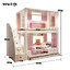 เตียง 2 ชั้นรุ่น Pinky cloud (new model) ขนาด 5 ฟุต