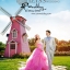 PW282 - **พรีออเดอร์ค่ะ** ชุดคู่ถ่ายพรีเวดดิ้ง (prewedding dress) & ชุดแต่งงานแฟนซี (Fancy wedding dress)ชายหญิง "ธีมสีชมพู-ขาว"