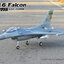 F-16 Fighting Falcon 70MM. FMS+พับล้อ